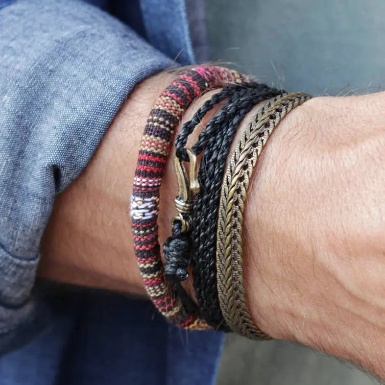 We Are All Smith California "Laguna" Men's Cord Bracelet - The Outside Society