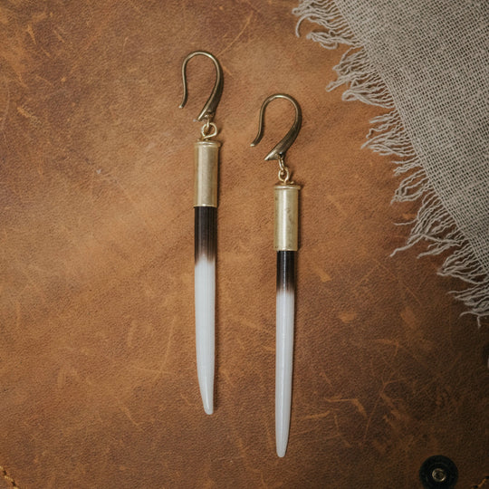 Commonform Yellowstone Beth Dutton Quill Earrings // Hook Variant Commonform