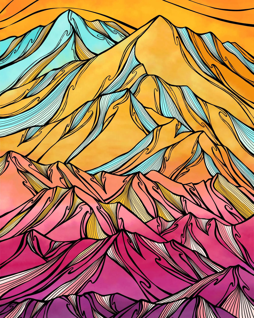 Cotton Candy Turns Art Print Kylee Firlit Creative