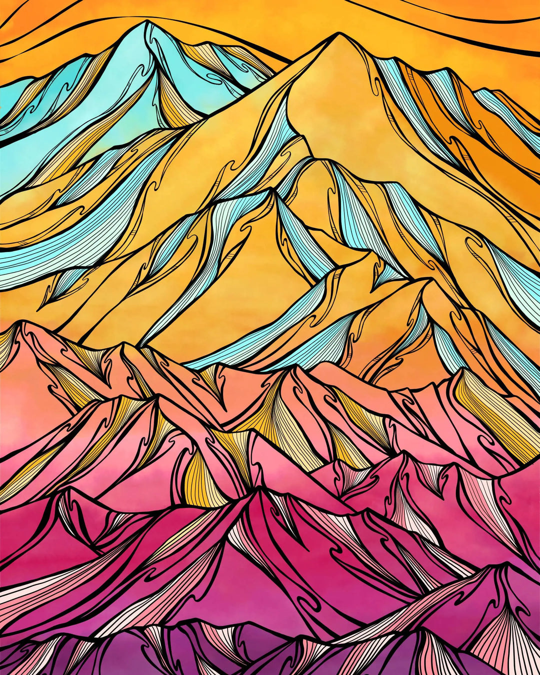 Cotton Candy Turns Art Print Kylee Firlit Creative