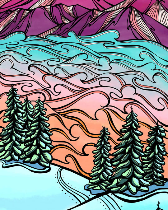 Cotton Candy Turns Art Print Kylee Firlit Creative