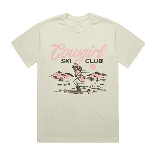Cowboy Ski Club Resort Cowgirl Oversized Tee Cowboy Ski Club