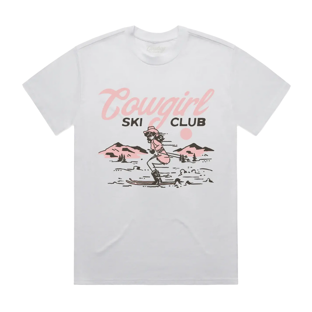 Cowboy Ski Club Resort Cowgirl Oversized Tee Cowboy Ski Club
