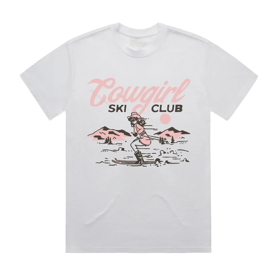 Cowboy Ski Club Resort Cowgirl Oversized Tee Cowboy Ski Club