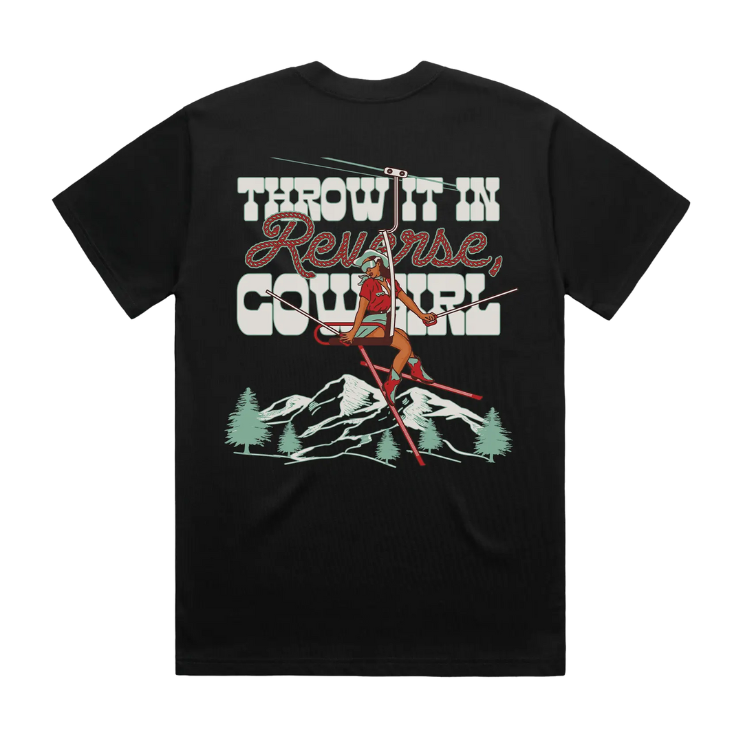 Cowboy Ski Club Reverse Oversized Tee Cowboy Ski Club
