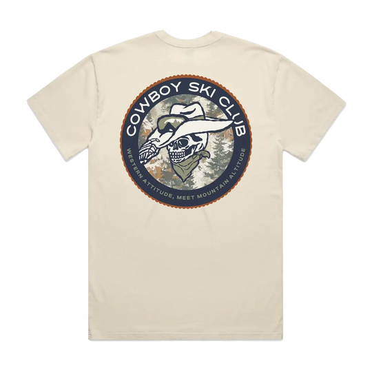 Cowboy Ski Club Treeline Camo Oversized Tee Cowboy Ski Club