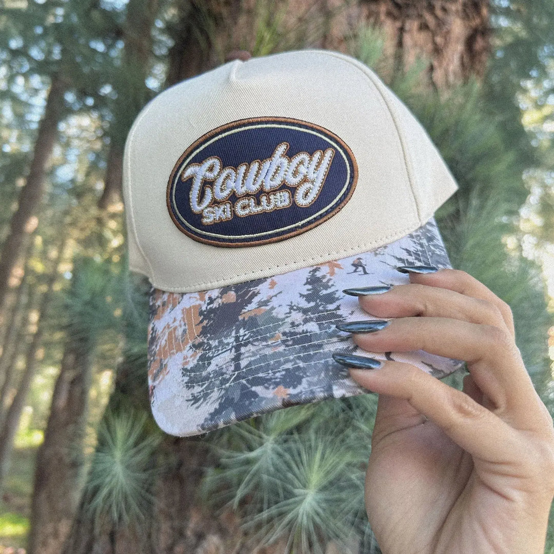 Cowboy Ski Club Treeline Camo Patch Hat Cowboy Ski Club