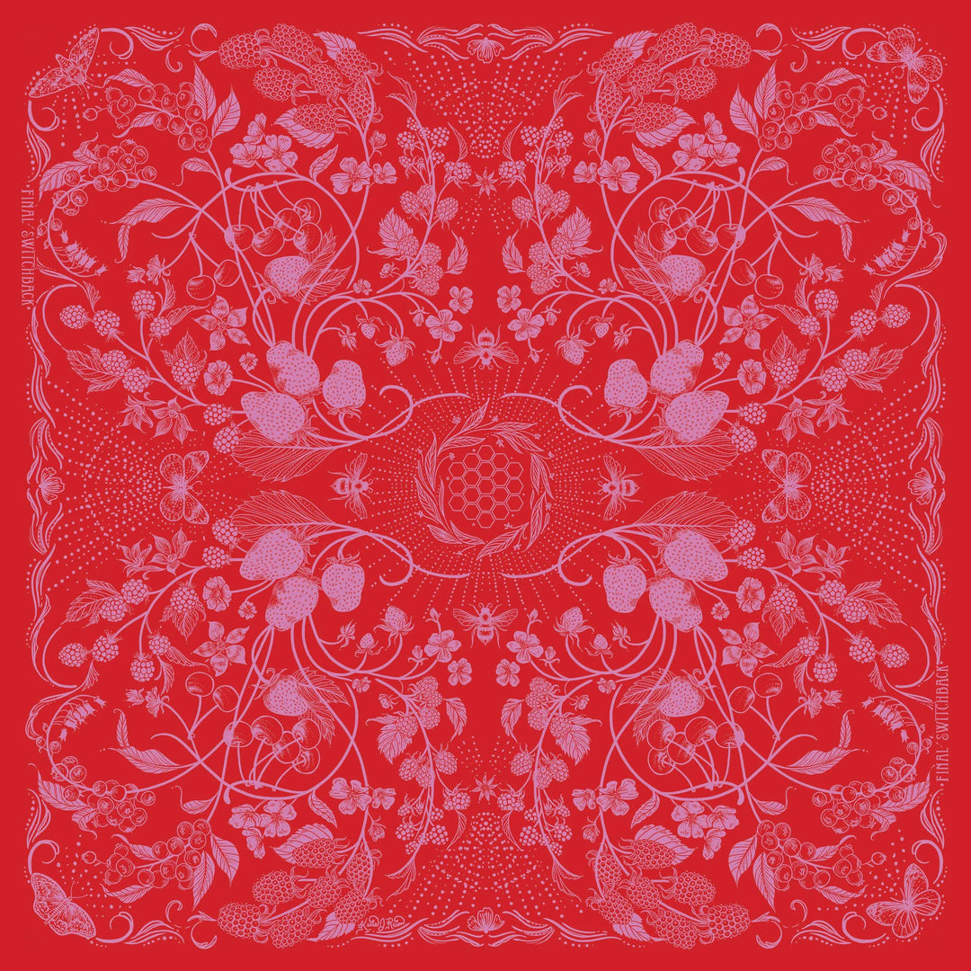 Final Switchback by Katie Jeanne Reim Wildberry Premium Discharge Cotton Bandana - The Outside Society