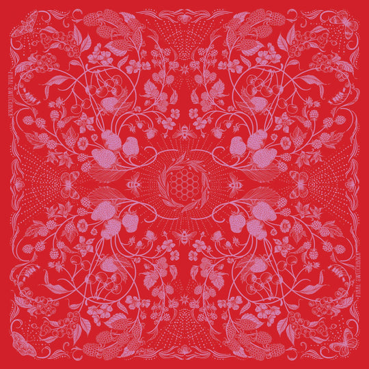 Final Switchback by Katie Jeanne Reim Wildberry Premium Discharge Cotton Bandana - The Outside Society