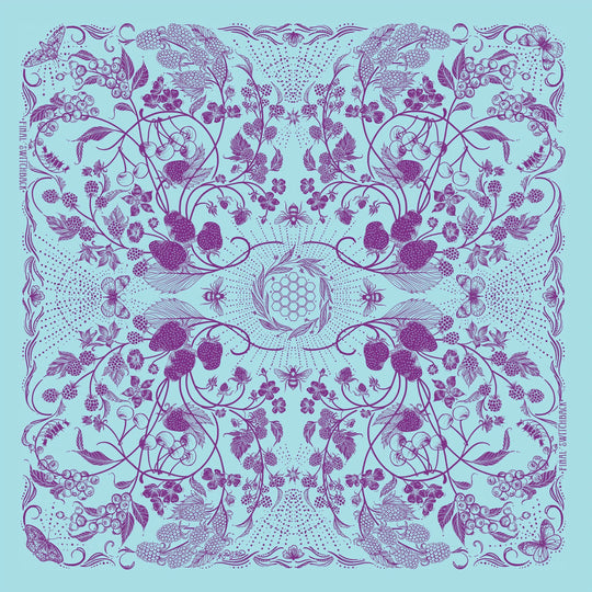 Final Switchback by Katie Jeanne Reim Wildberry Premium Discharge Cotton Bandana - The Outside Society