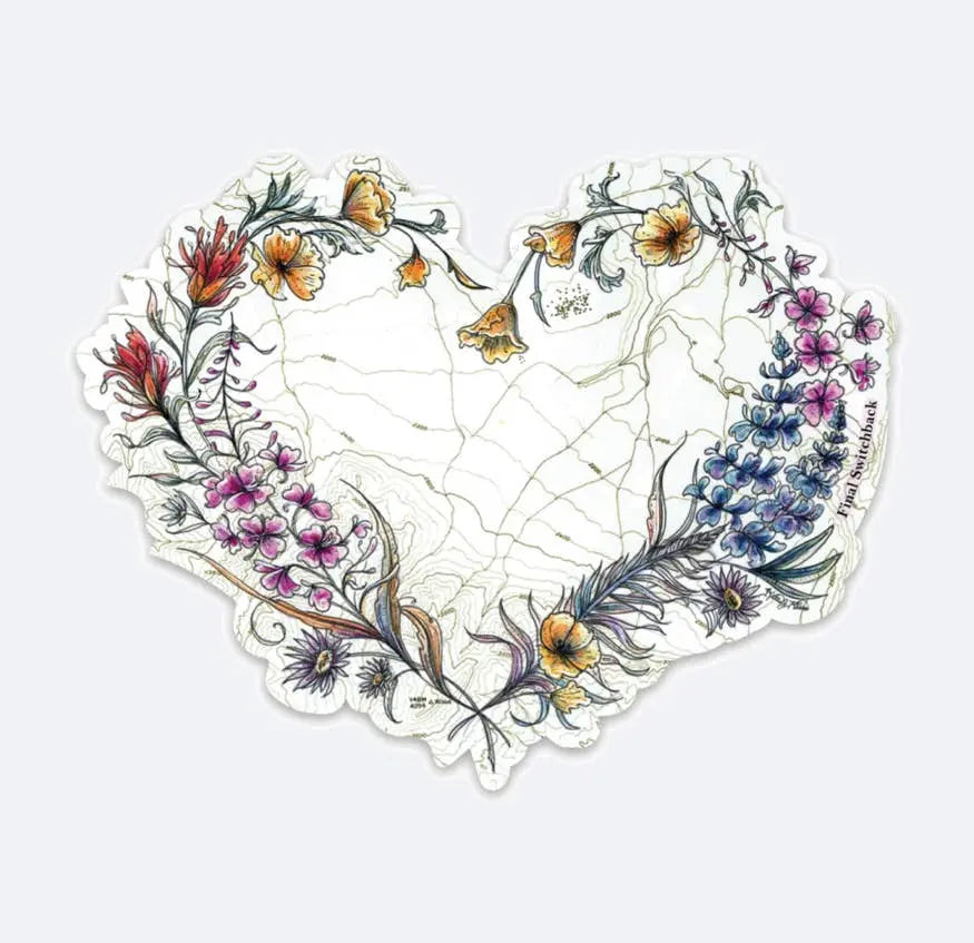 Final Switchback by Katie Jeanne Reim Wildheart Vinyl Sticker Final Switchback by Katie Jeanne Reim