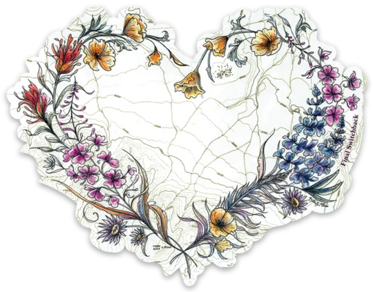 Final Switchback by Katie Jeanne Reim Wildheart Vinyl Sticker Final Switchback by Katie Jeanne Reim