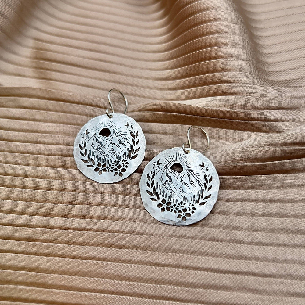 Fluff Hardware Handmade Prairie Earrings Small Fluff Hardware