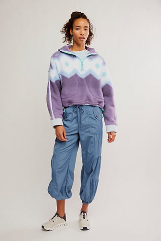 Free People Movement Printed Mountain High 1/2 Zip Free People Movement