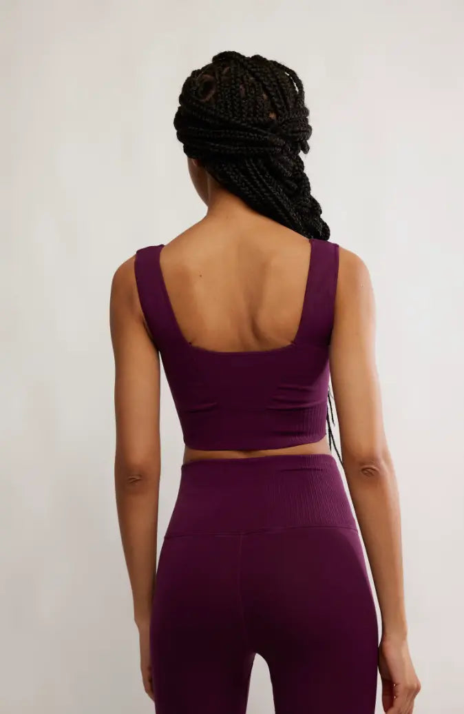 Free People Movement Square Neck Good Karma Bra Free People Movement
