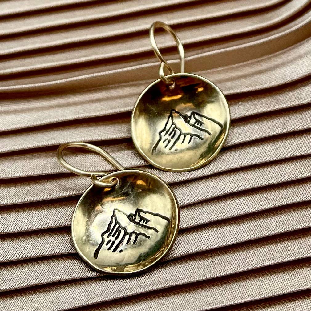 Handmade Cove Earrings Fluff Hardware