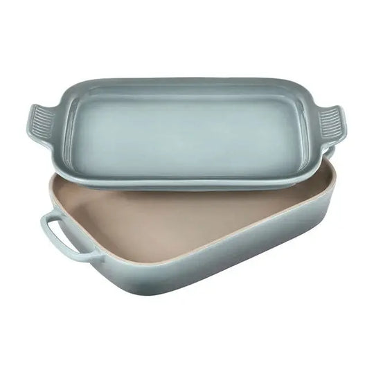 Le Creuset Shallow 3Q Rectangular Dish with Platter Lid Le Creuset