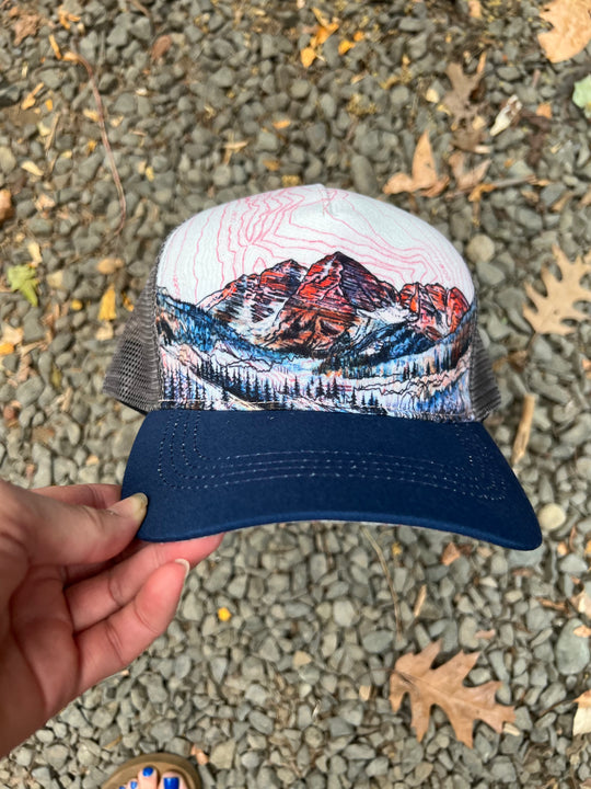 Maroon Bell Hats Final Switchback by Katie Jeanne Reim