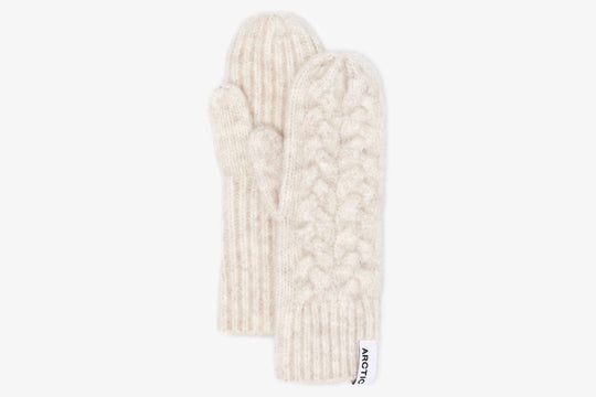 Mohair Mittens - Arctic White Arctic Fox & Co. - North America