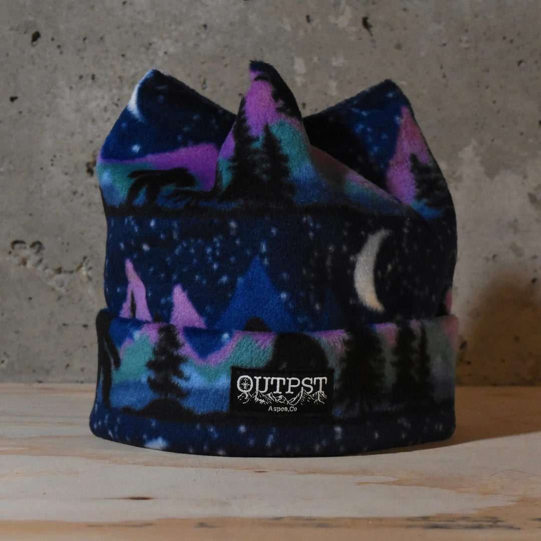 Night Sky Tainer Fleece Hat Outpst Co