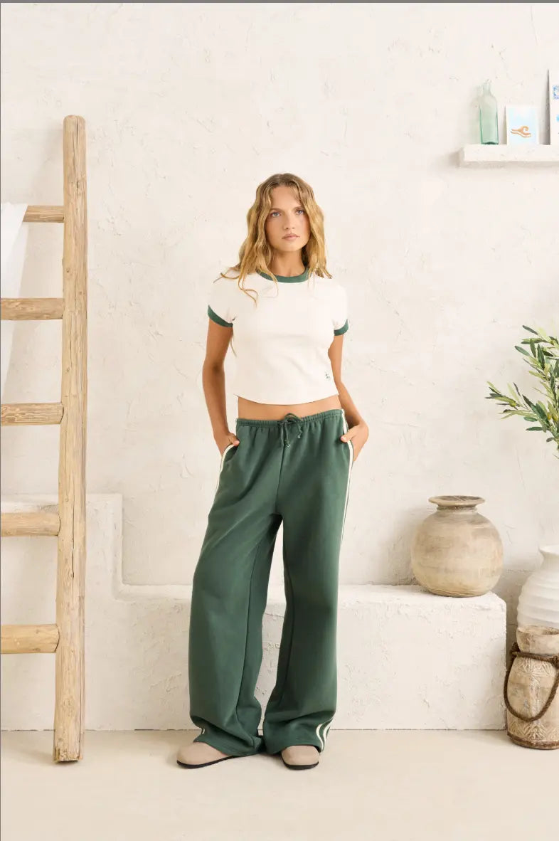 Rhythm Embroidered Floral Tee Rhythm