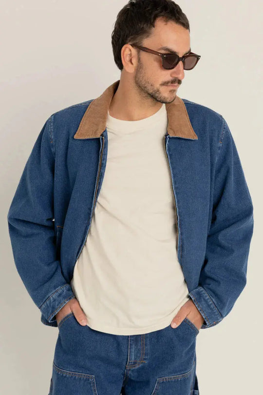 Rhythm Washed Denim James Jacket Rhythm