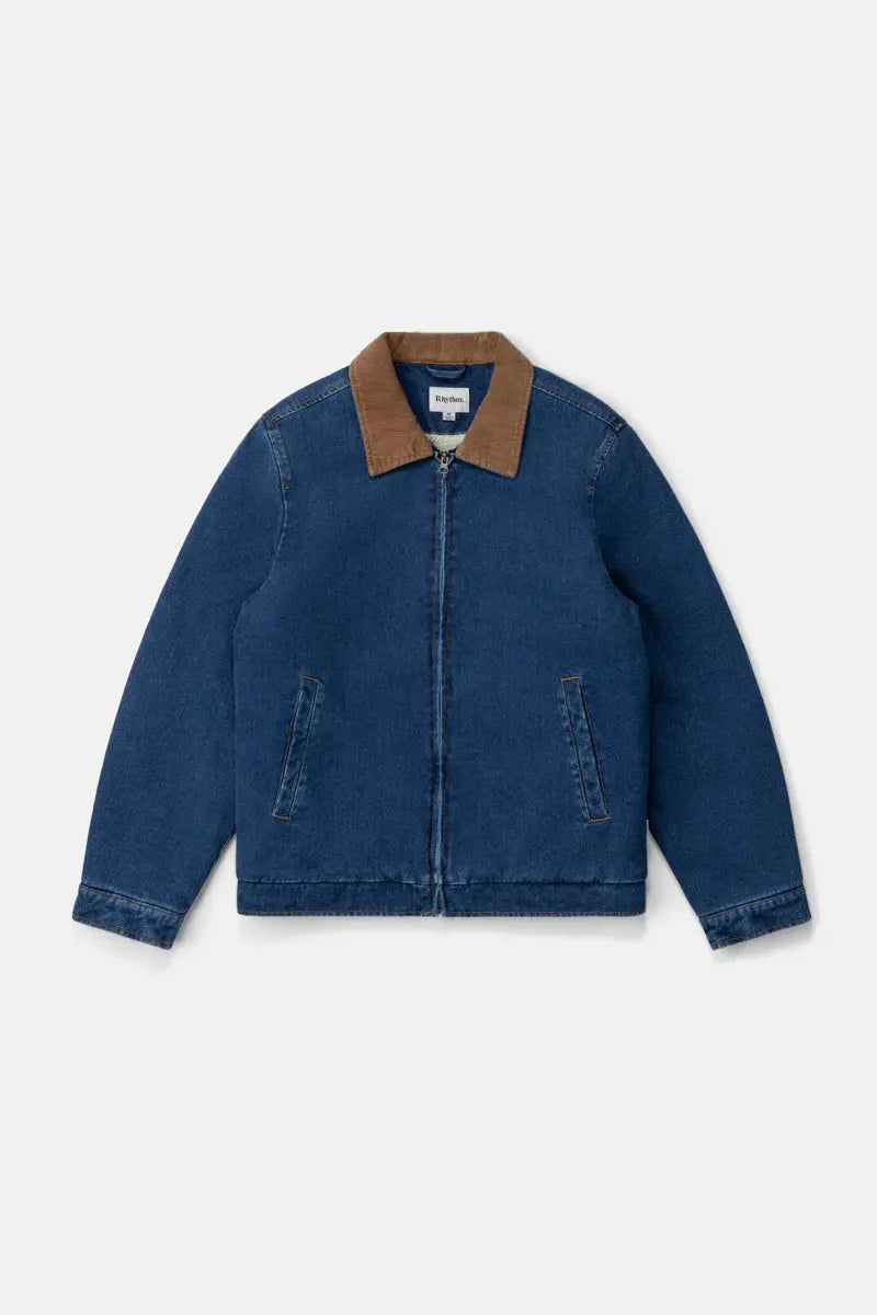 Rhythm Washed Denim James Jacket Rhythm