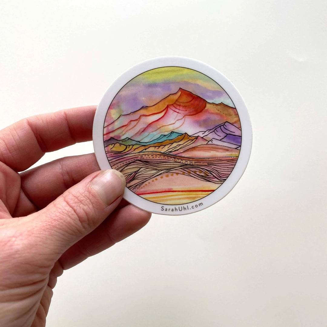 Sarah Uhl Mountain Art Stickers : Dreamstate Sarah Uhl