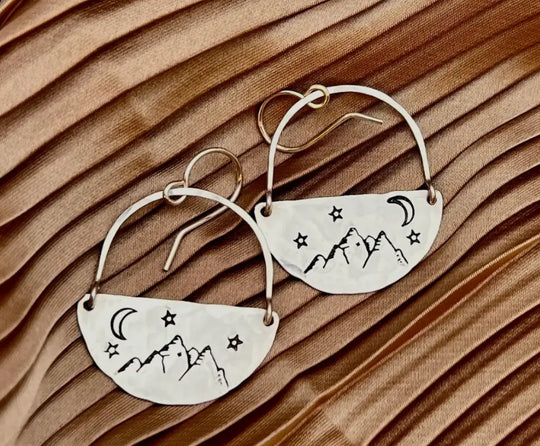 Fluff Hardware Handmade Rocky Mountain Earrings - The Outside Society