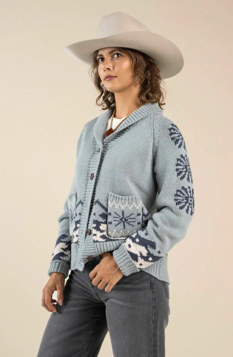 Sendero Provisions Co. Cimarron Cardigan Eastern Sky Sendero Provisions Co.