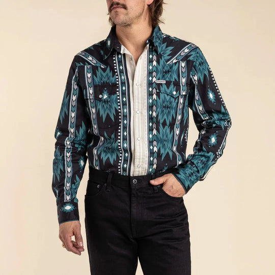 Sendero Provisions Co. Serape Pearl Snap Long Sleeve Sendero Provisions Co.