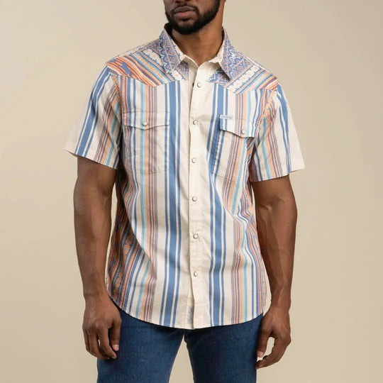 Sendero Provisions Co. Serape Pearl Snap Short Sleeve Sendero Provisions Co.