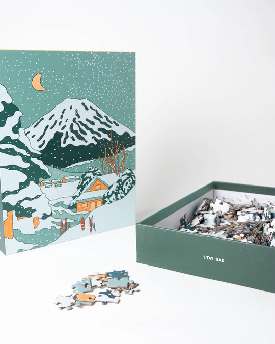 Snowboarding Jigsaw Puzzle by Alimo Alimo