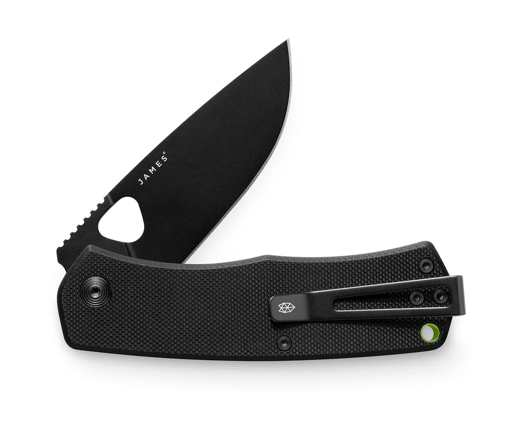James Brand The Folsom- Black / Black / G10 / Straight