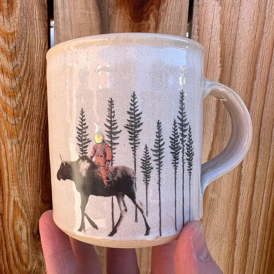 The Moostronaut Mug Red Bison Studios