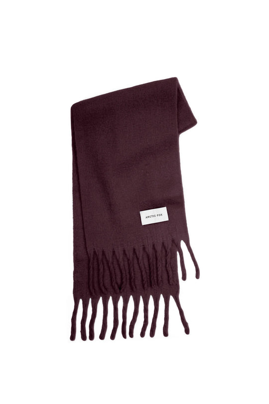 The Stockholm Scarf - 100% Recycled - Cherry Lacquer - FW25 Arctic Fox & Co. - North America