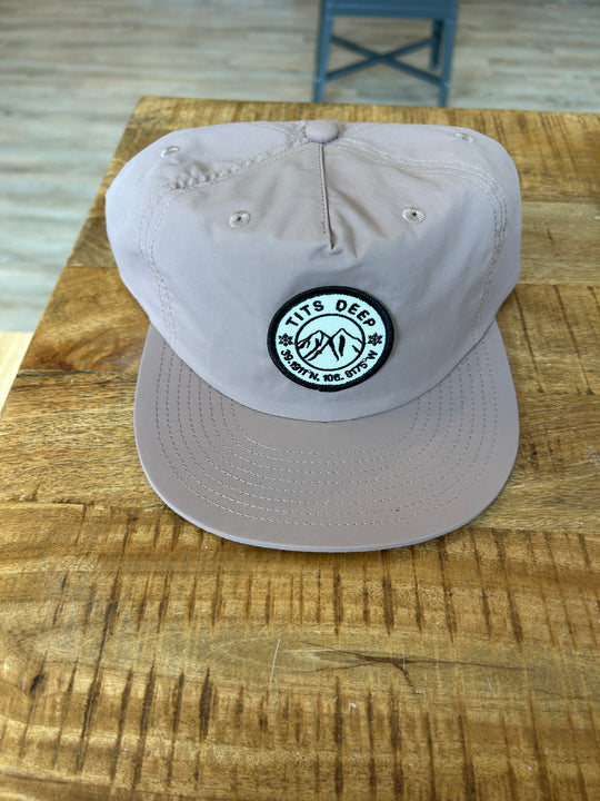 Tits Deep Logo Patch Hat Tits Deep