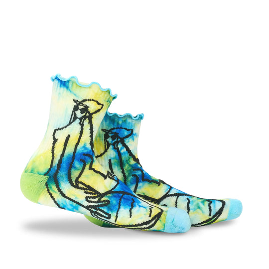 Voltage 510 Bay Area Frilly Magic Wool Socks - The Outside Society