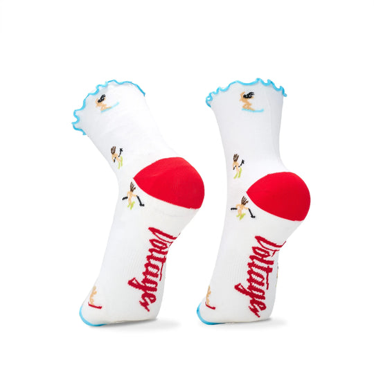 Voltage Cheeky Alpini Frilly KOM Cooling Socks - The Outside Society
