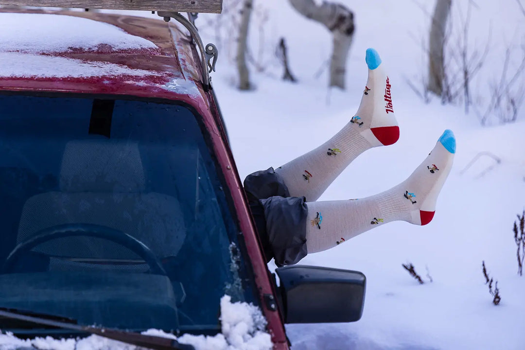 Voltage Cheeky Alpini Pure Magic Merino Snow Sock - The Outside Society