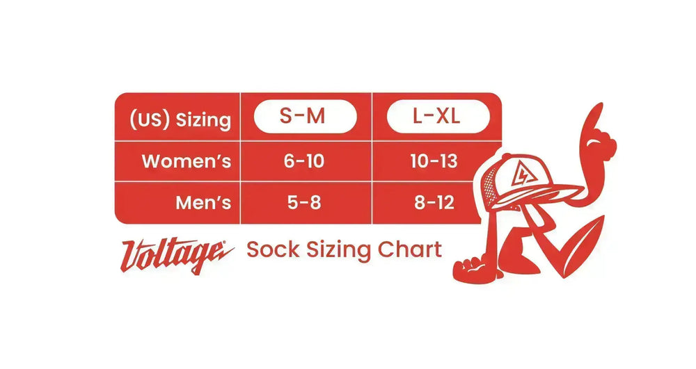 Voltage Three Stripe KOM Mid Cooling Socks Voltage