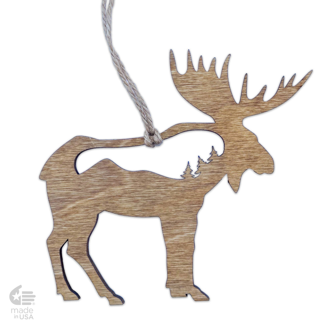Bloom & Wander Moose Ornament