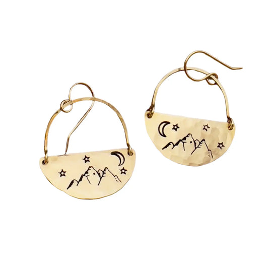 Fluff Hardware Handmade Rocky Mountain Earrings - The Outside Society