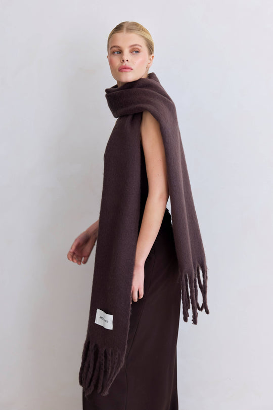 Arctic Fox Reykjavik Scarf - Ground Coffee
