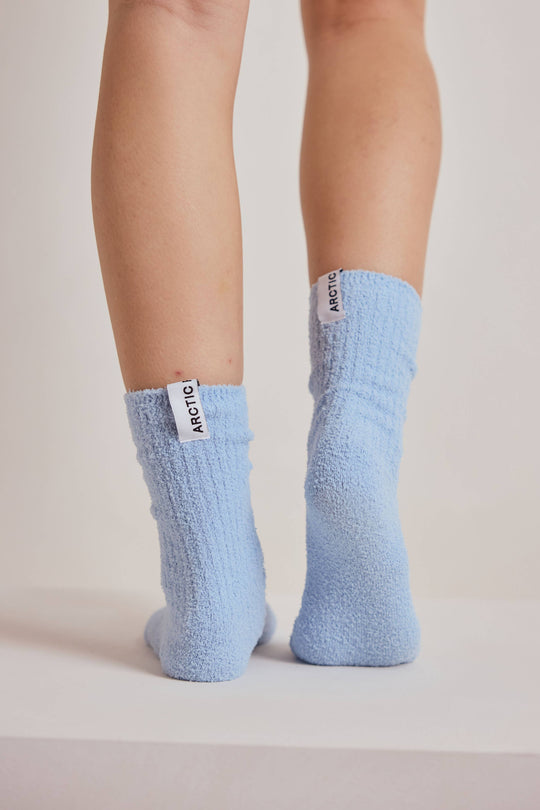 Arctic Fox Cosy Socks - Light Blue