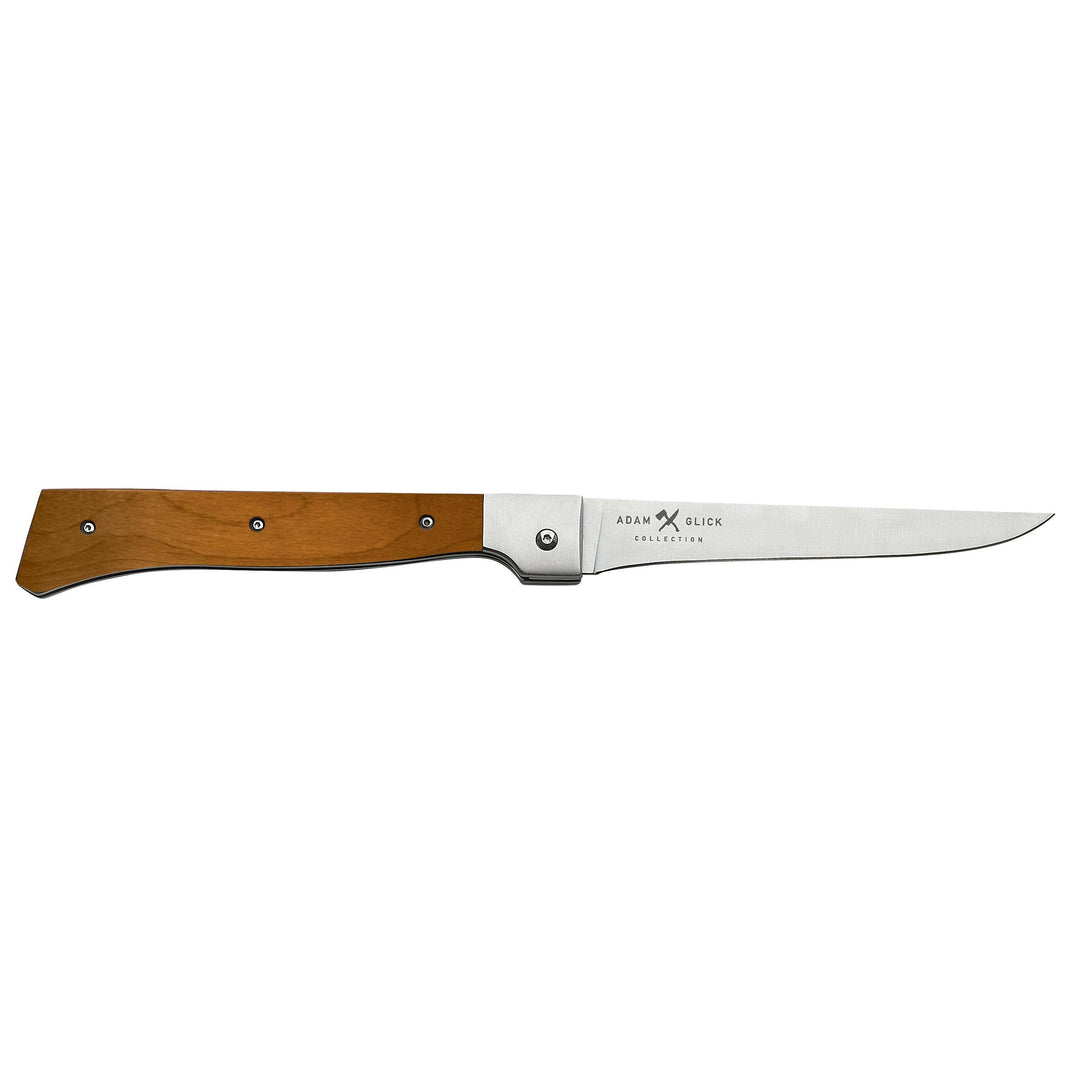 Adventure Chef 6 Inch Folding Camp Fillet Knife / Maple