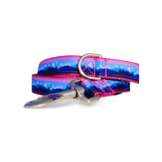 1" Pink Mountain Dog Collar, Leash, or Martingale
