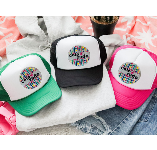 Adult Trucker Hat- Colorado Love
