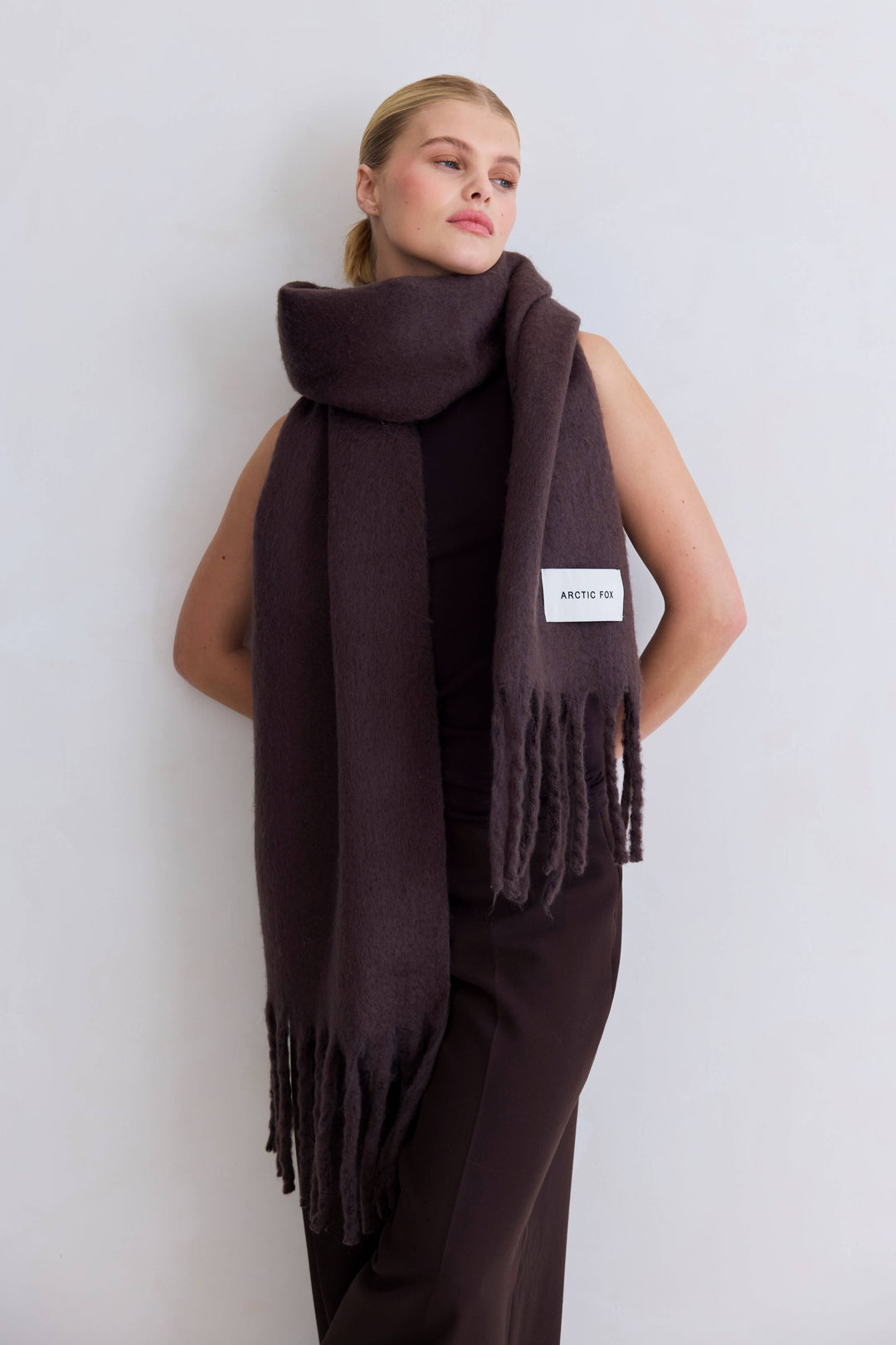Arctic Fox Reykjavik Scarf - Ground Coffee