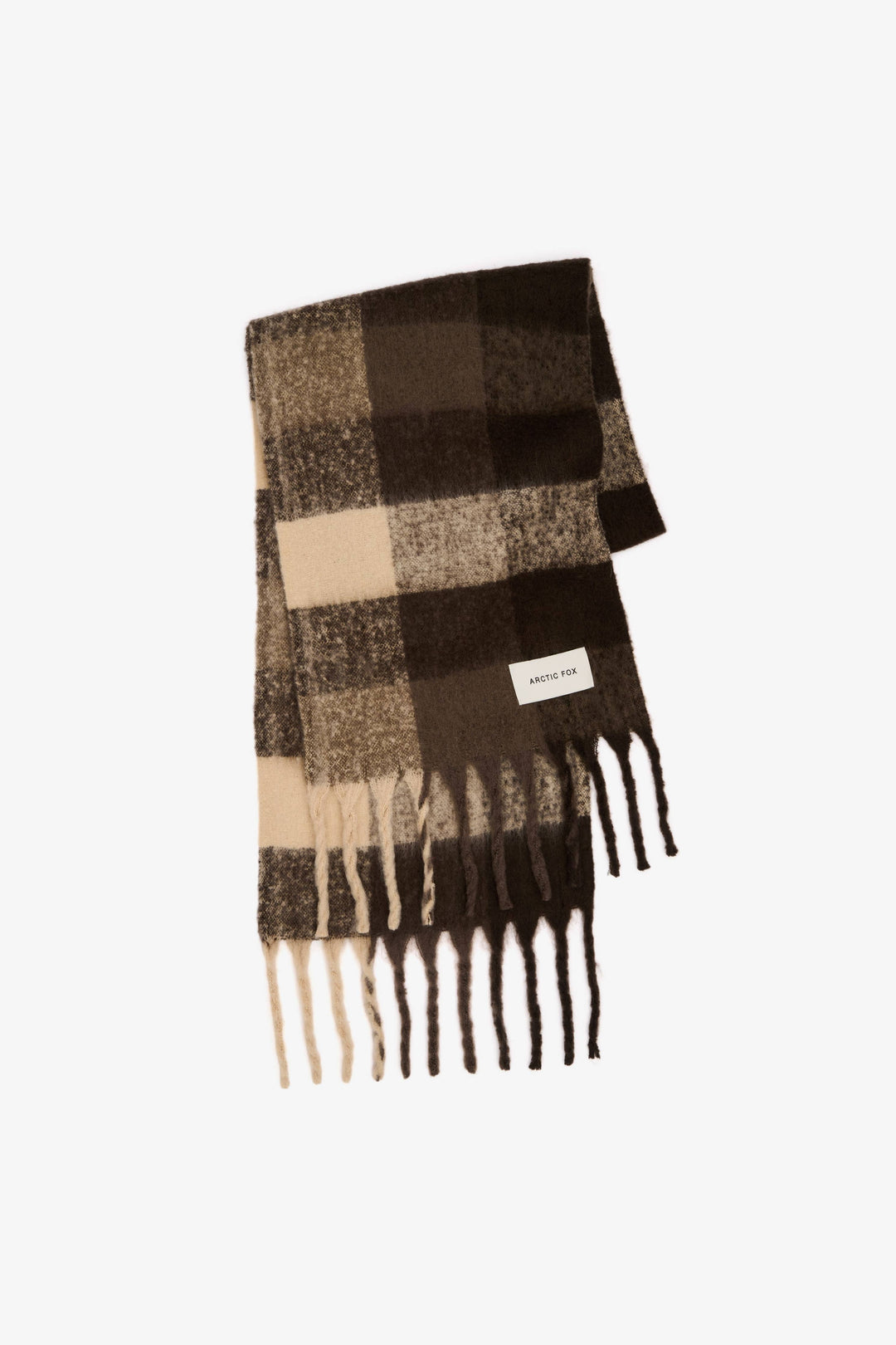 Arctic Fox Reykjavik Scarf - Brown Check